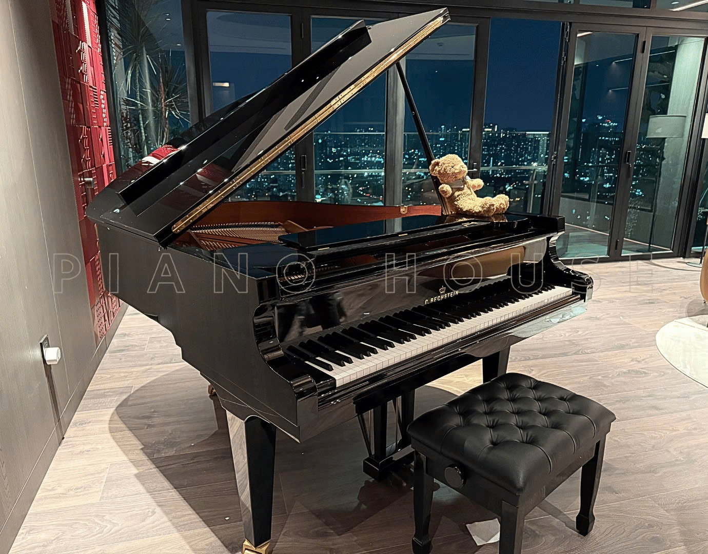 C.Bechstein Academy A160 (Black with Brass)